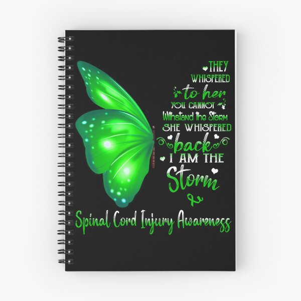 Item preview, She Whispered Back I Am The Storm Spinal Cord Injury Awareness Butterfly designed and sold by frechettee.