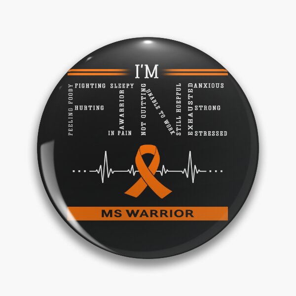 Item preview, I'm Fine MS Warrior Support MS Awareness Gifts designed and sold by rechardtee.