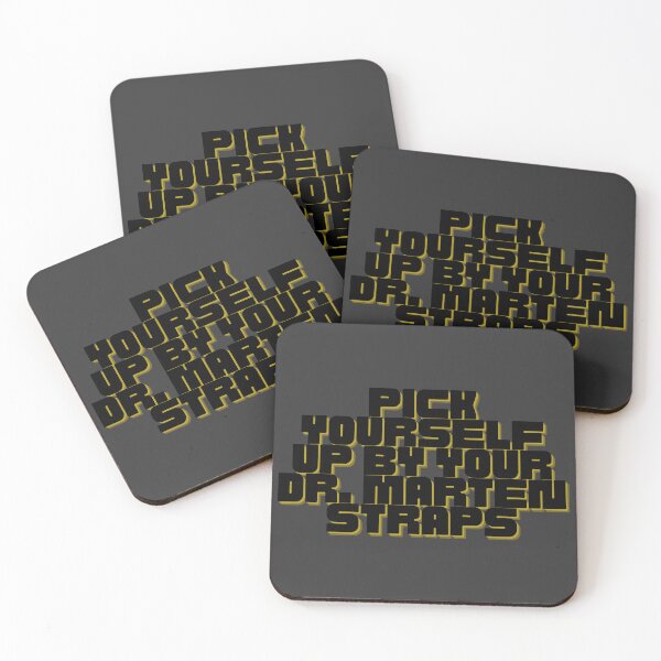 Item preview, Pick Yourself Up By Dr. Marten Straps designed and sold by Pink Ribbon.