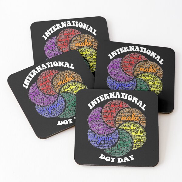 Item preview, Funny Retro International Dot Day Make Your Mark, Rainbow Dot Day Quote designed and sold by ghostsanda.