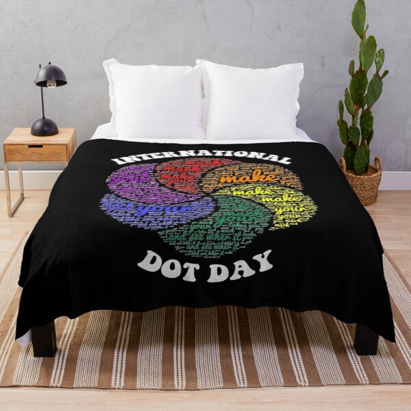Item preview, Funny Retro International Dot Day Make Your Mark, Rainbow Dot Day Quote designed and sold by ghostsanda.