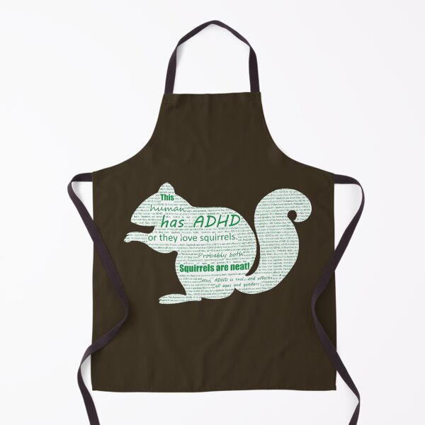 Item preview, ADHD Squirrel (text art) designed and sold by Amanda1775.