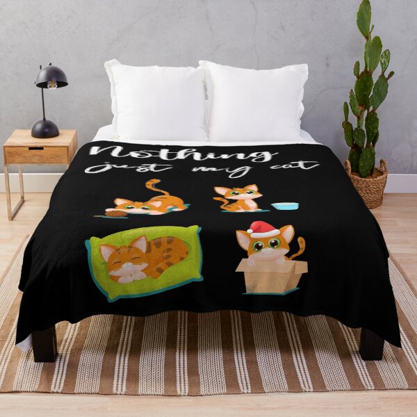 Item preview, Nothing Just My Cat : Girl Who Loves Cats, Cat Mom, Cat Lovers, Gift for Mom, Cute Cat Sweat designed and sold by Lea bolo.