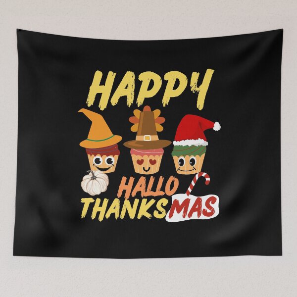 Item preview, Happy Hallothanksmas Cupcakes Bakery designed and sold by Betsytiptoe.