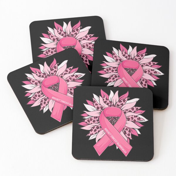 Item preview, Breast Cancer Pink Ribbon Sunflower Breast Cancer Awareness designed and sold by Go-Fun.