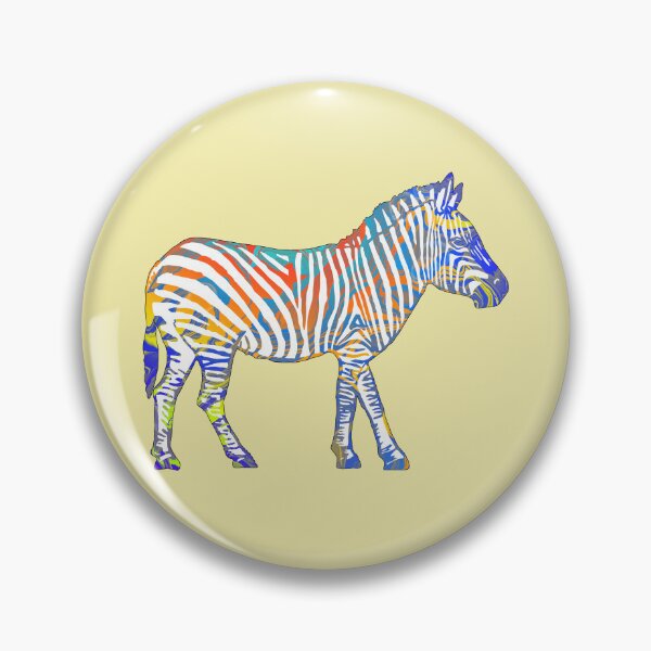 Item preview, Colorful Psychedelic Wild Zebra designed and sold by LaRoach Digital Arts.