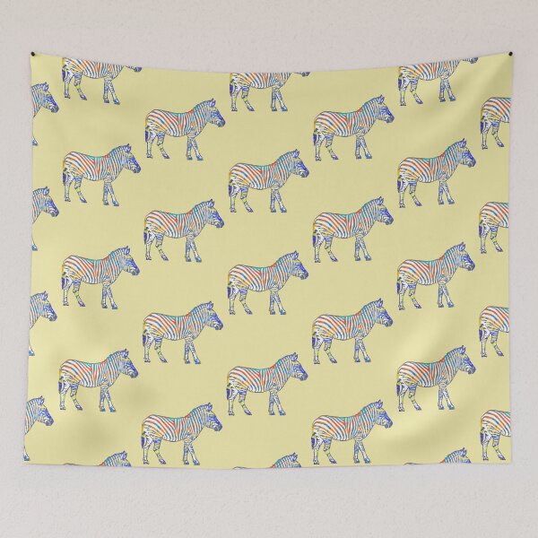 Item preview, Colorful Psychedelic Wild Zebra designed and sold by LaRoach Digital Arts.