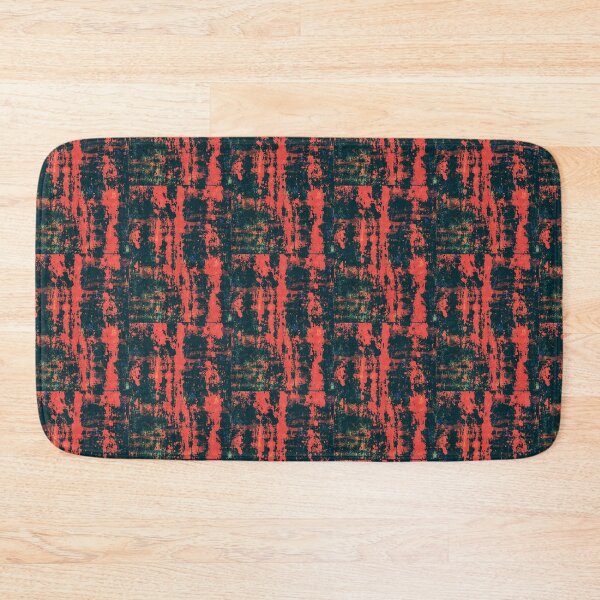 Item preview, Red abstraction, pattern blue black green designed and sold by Grey Robinson.