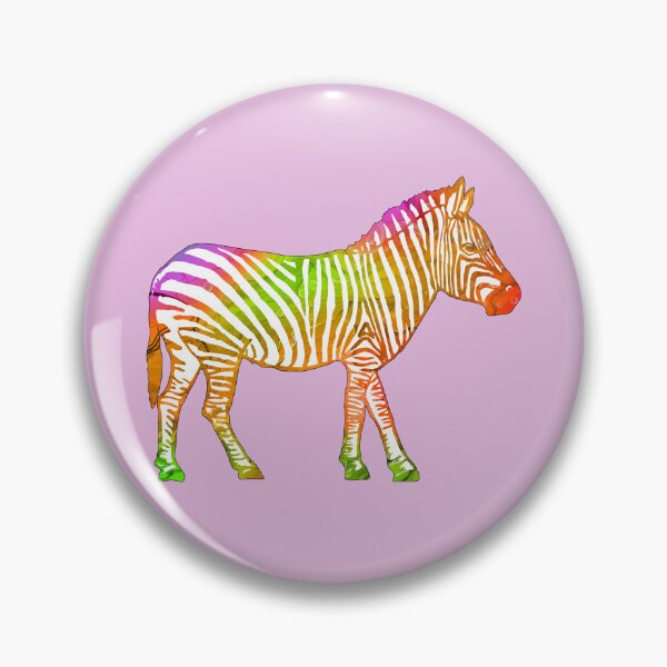 Item preview, Colorful Tropical Wild Zebra designed and sold by LaRoach Digital Arts.
