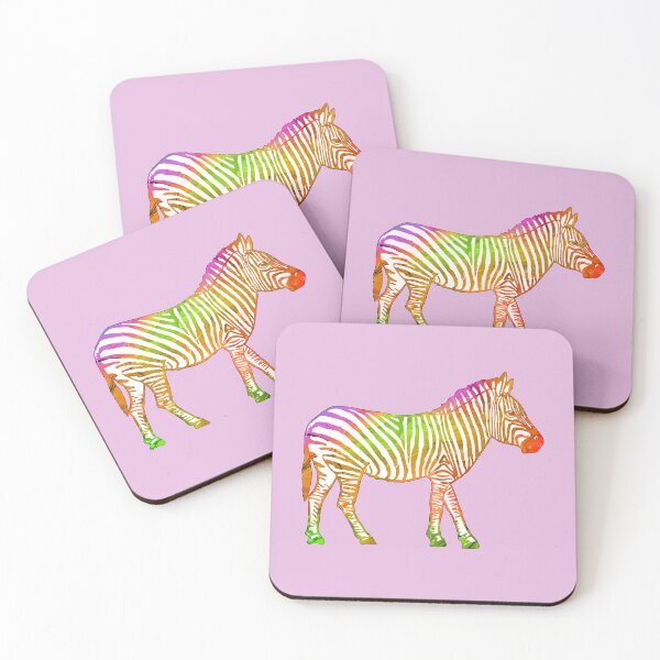 Artikelvorschau, Buntes tropisches wildes Zebra entworfen und verkauft von LaRoach Digital Arts.