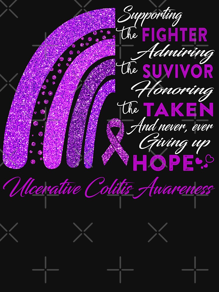 "Ulcerative Colitis Warrior Supporting Fighter Ulcerative Colitis