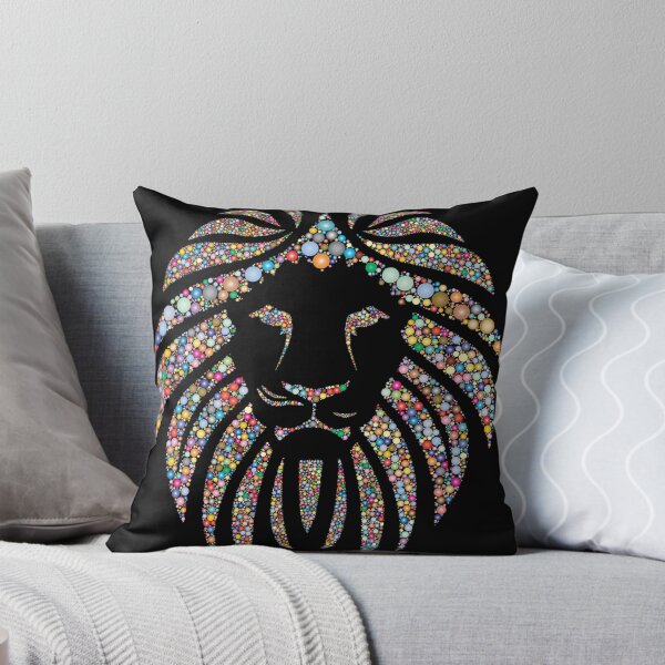 Item preview, Colorful Lion Head designed and sold by SassyAnneSelect.