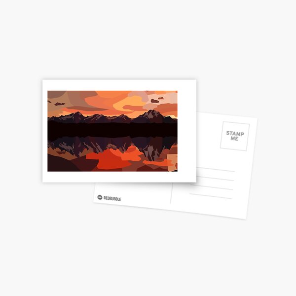 Mountains Postcard