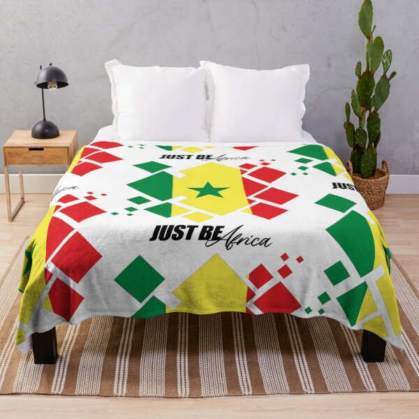 Artikelvorschau, Senegal Cubed Flat - mit Text entworfen und verkauft von JustBeAfrica.