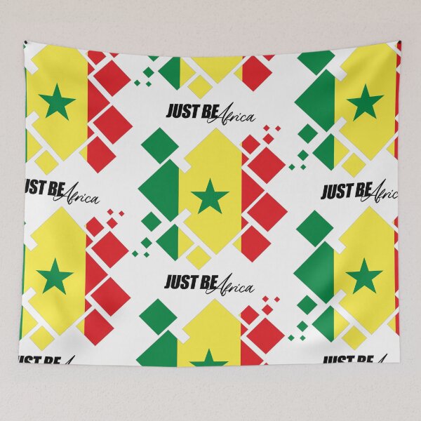 Item preview, Senegal Cubed Flat - w/ text designed and sold by JustBeAfrica.