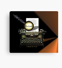 Agatha Christie Knows Whodunnit! Canvas Print