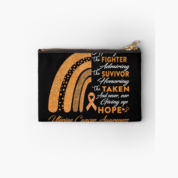 Item preview, Uterine Cancer Warrior Supporting Fighter Uterine Cancer Awareness designed and sold by Gillosina.