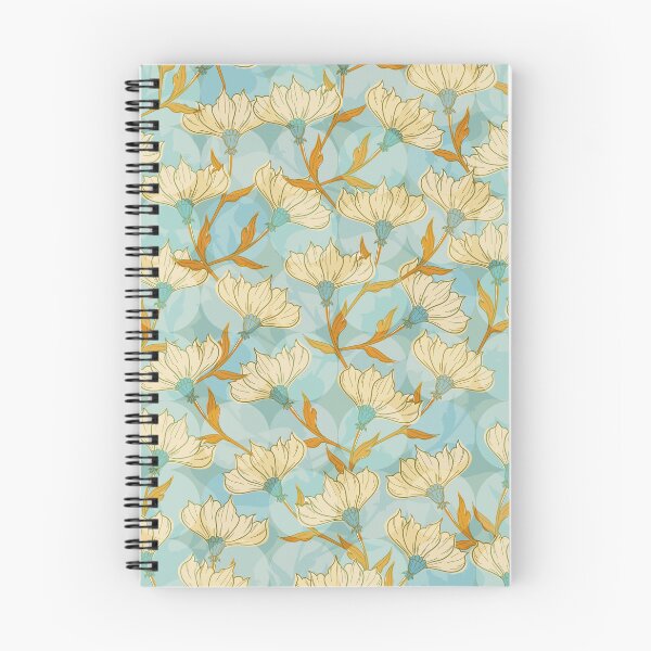 Item preview, retro white magnolia designed and sold by yfpatterndesign.