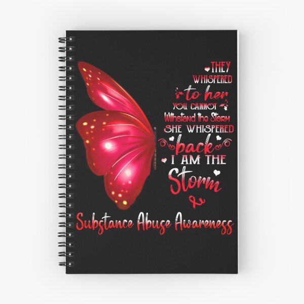 Item preview, She Whispered Back I Am The Storm Substance Abuse Awareness Butterfly designed and sold by frechettee.