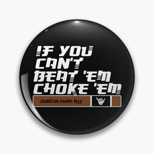 Item preview, BJJ Brazilian jiu-jitsu brown belt choke designed and sold by TheEP.