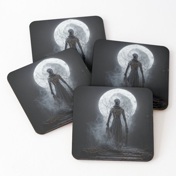 Item preview, Scary Ghost Halloween Night full moon designed and sold by Tekumart.