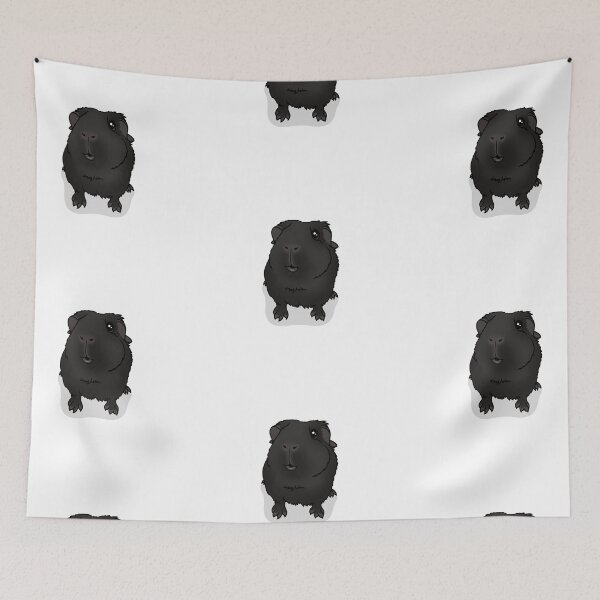 Item preview, Black Guinea Pig designed and sold by KatsGuineapigs.