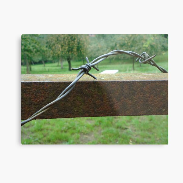 Item preview, barbed wire on gate designed and sold by Karen Chard.