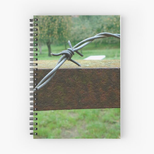 Item preview, barbed wire on gate designed and sold by Karen Chard.