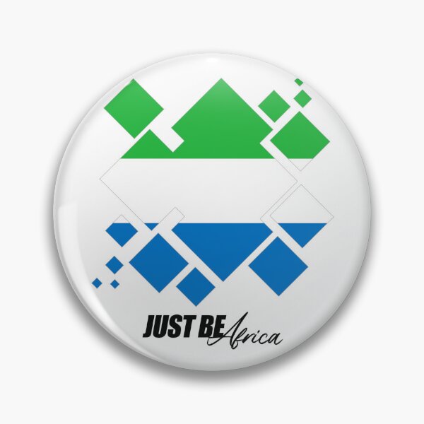 Item preview, Sierra Leone Cubed Flat - w/ text designed and sold by JustBeAfrica.
