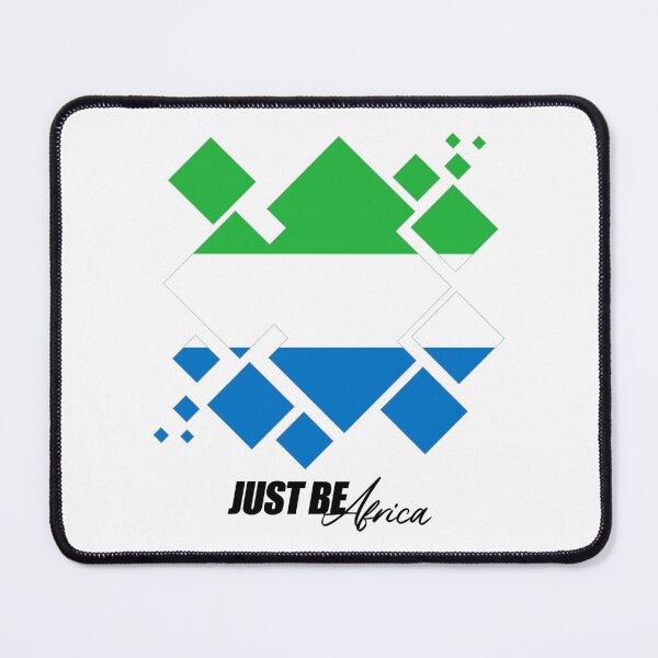 Item preview, Sierra Leone Cubed Flat - w/ text designed and sold by JustBeAfrica.