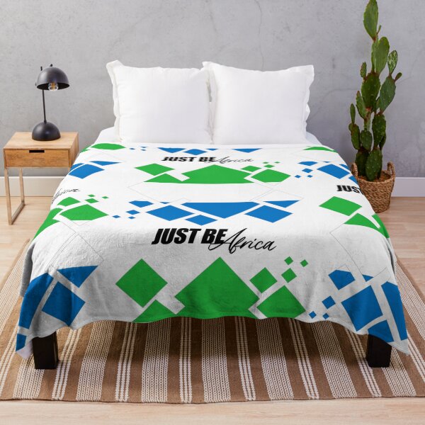 Item preview, Sierra Leone Cubed Flat - w/ text designed and sold by JustBeAfrica.