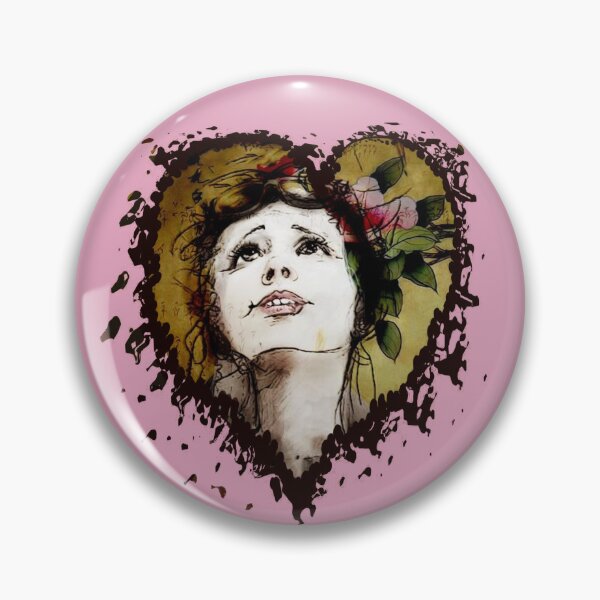 Item preview, Pretty 'art deco' Girl. - Cathy Cheyne original artwork/sketch.  designed and sold by CathyCheyne.