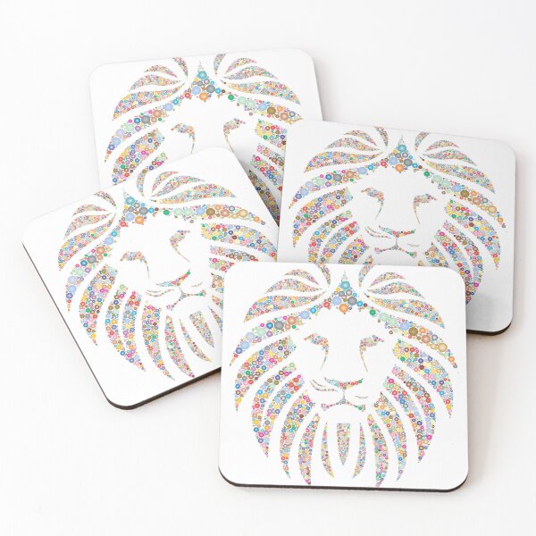 Item preview, Colorful Lion Head designed and sold by SassyAnneSelect.