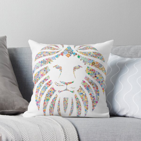 Item preview, Colorful Lion Head designed and sold by SassyAnneSelect.