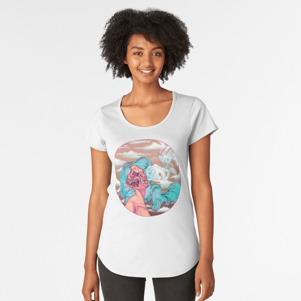 Spirit Lifting from Deep Within Premium Scoop T-Shirt
