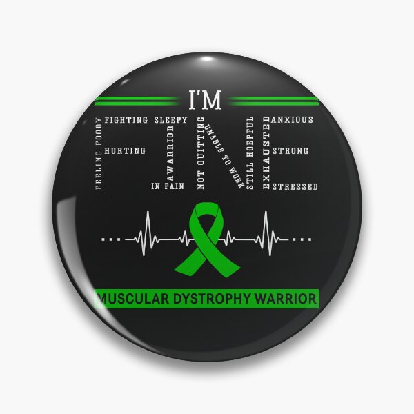 Item preview, I'm Fine Muscular Dystrophy Warrior Support Muscular Dystrophy Awareness Gifts designed and sold by rechardtee.