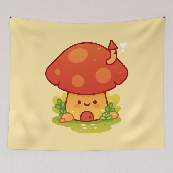 Item preview, Kawaii Mushroom House designed and sold by May's Studio.