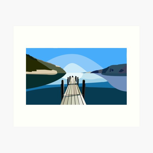 Boardwalk Art Print