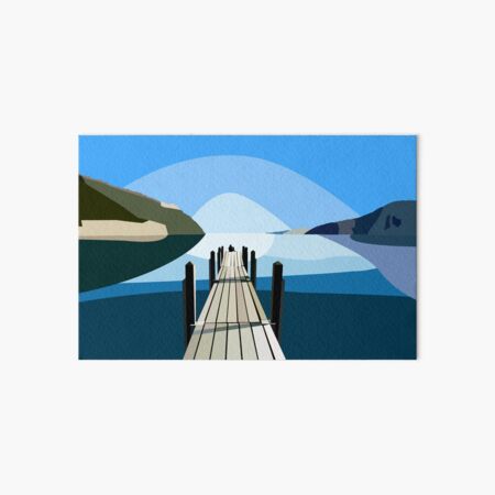 Boardwalk Art Board Print