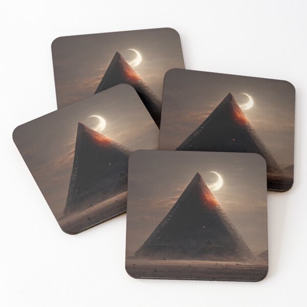 Item preview, Egyptian Pyramid Eclipse 8k Sci-Fi designed and sold by Tekumart.