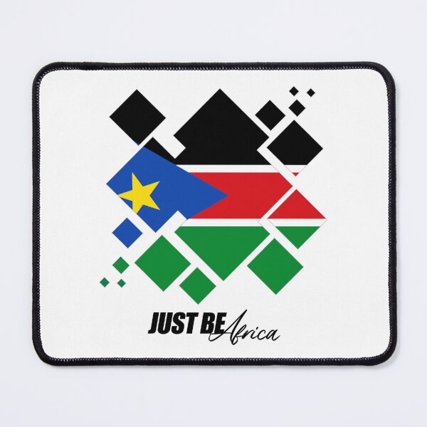 Item preview, South Sudan Cubed Flat - w/ text designed and sold by JustBeAfrica.