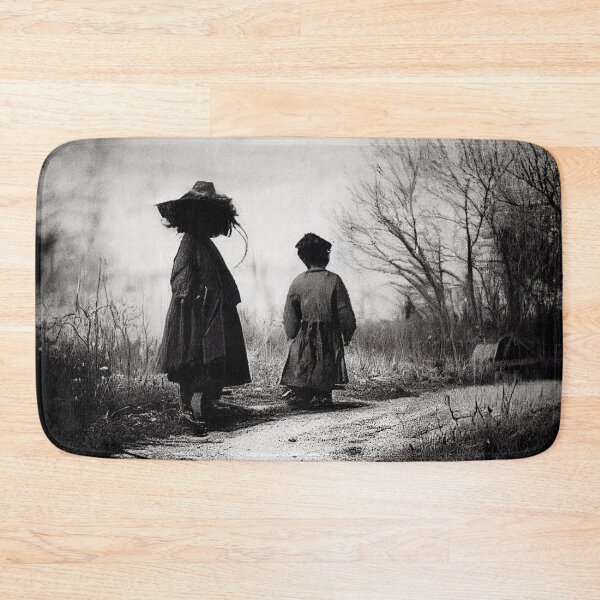 Item preview, Old creepy photo in the countryside A.I. generated designed and sold by JinxedMonster.