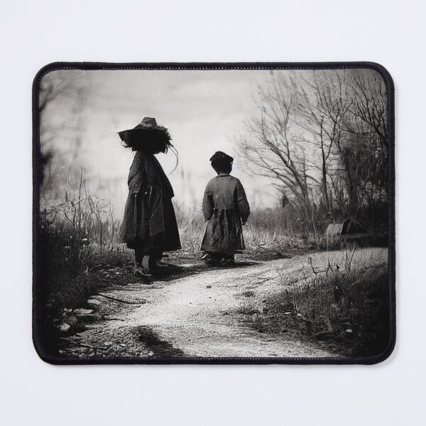 Item preview, Old creepy photo in the countryside A.I. generated designed and sold by JinxedMonster.