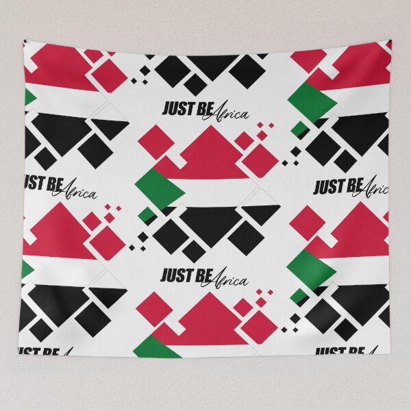 Item preview, Sudan Cubed Flat - w/ text designed and sold by JustBeAfrica.