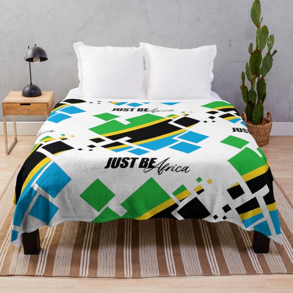 Item preview, Tanzania Cubed Flat - w/ text designed and sold by JustBeAfrica.