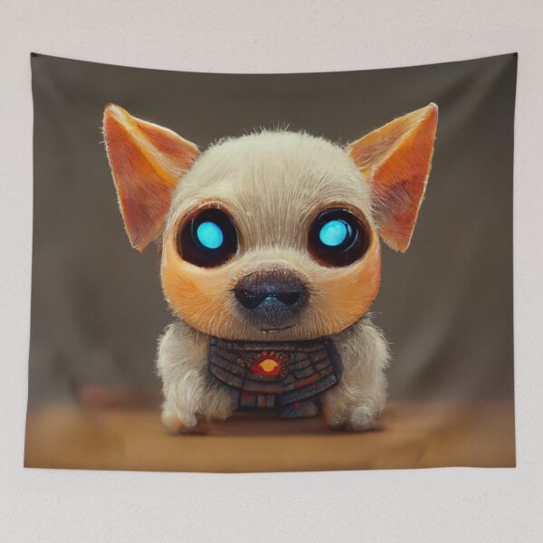 Item preview, Cute Puppy Dog Digital Art designed and sold by Tekumart.