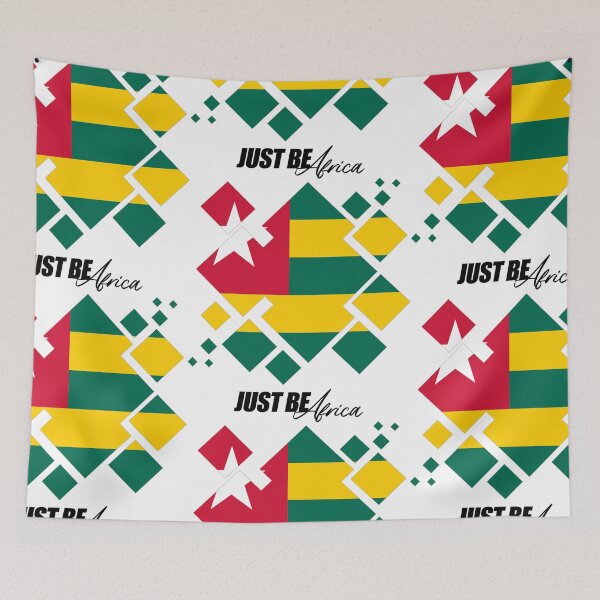 Item preview, Togo Cubed Flat - w/ text designed and sold by JustBeAfrica.
