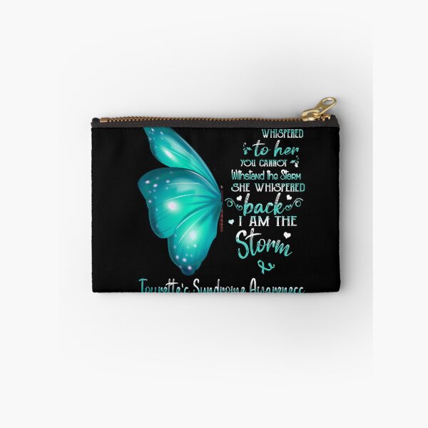Item preview, She Whispered Back I Am The Storm Tourette's Syndrome Awareness Butterfly designed and sold by frechettee.