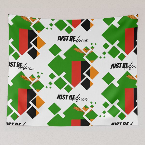 Item preview, Zambia Cubed Flat - w/ text designed and sold by JustBeAfrica.