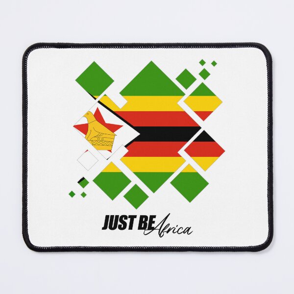 Item preview, Zimbabwe Cubed Flat - w/ text designed and sold by JustBeAfrica.